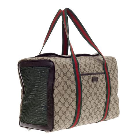 gucci dog travel bags|gucci cat carrier knock offs.